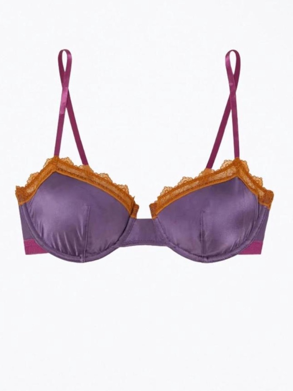 Dora Larsen x Free People Aralie underwire bra in Dark Purple 34C EUC 149